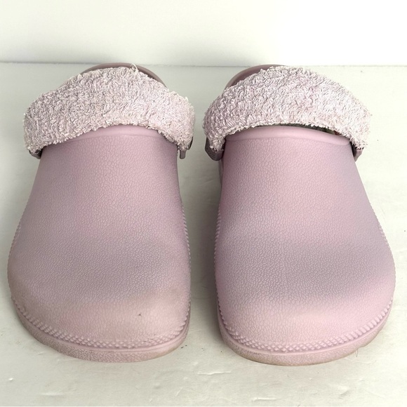 Coach Lola Clog Water Resistant Rubber Terrycloth Lined Shoes Purple Womens 10 - Picture 13 of 13